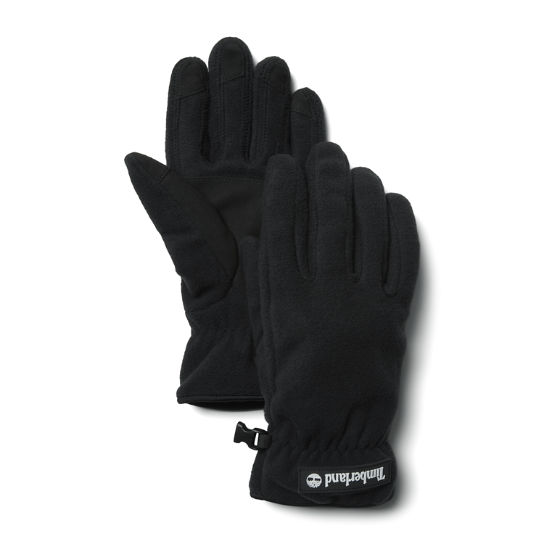 Birch Island Fleece Gloves for Men in Black | Timberland