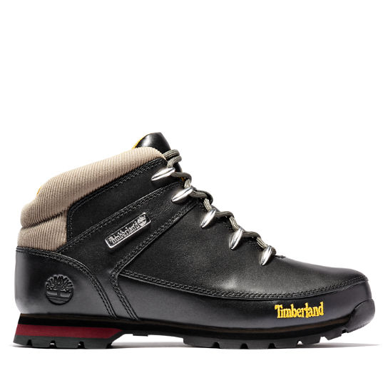 Men's Euro Sprint Mid Hiker Boots in Black | Timberland