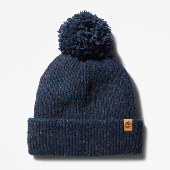 Pine Island Donegal Bobble Beanie for Women in Navy | Timberland