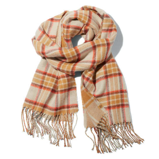 Checked Scarf for Women in Beige | Timberland