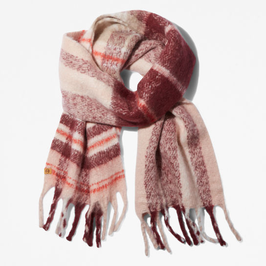 Check Blanket Scarf for Women in Light Pink | Timberland