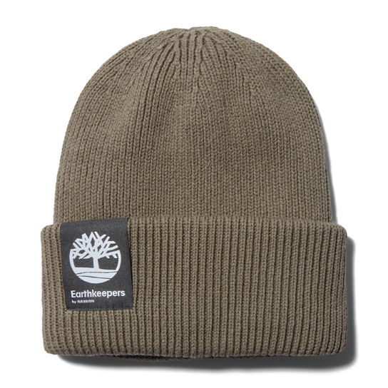 Earthkeepers® by Raeburn Ribbed Beanie for Men in Dark Green | Timberland