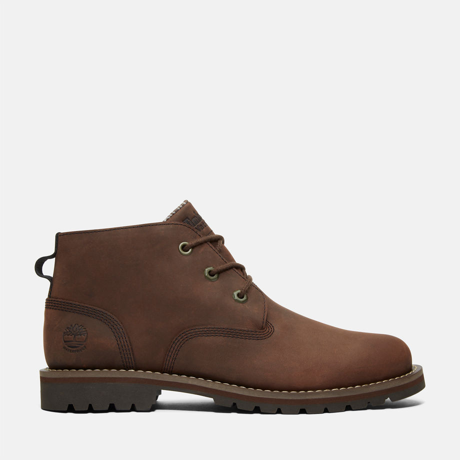 Timberland Larchmont Ii Waterproof Chukka Boot For Men In Dark Brown Brown, Size 8.5