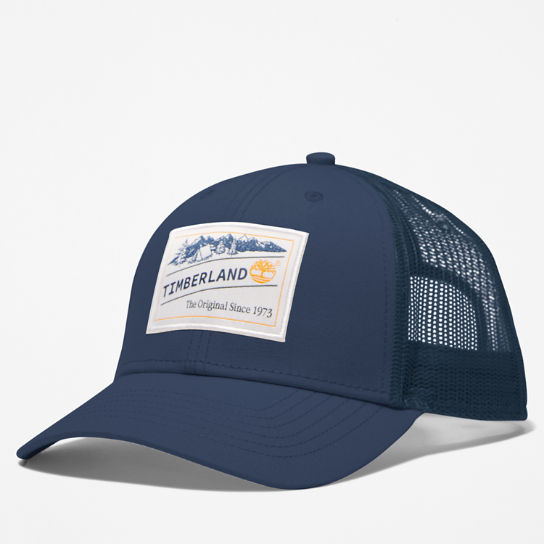 Camping Patch Trucker Hat for Men in Blue | Timberland