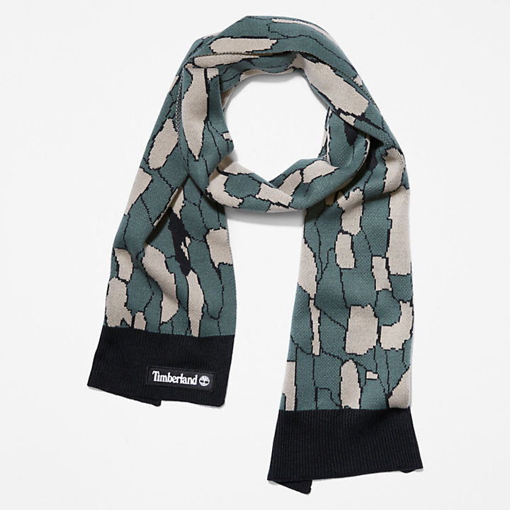 All Gender Cranmore Knit Scarf in Camo-