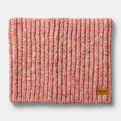Timberland Chunky Fleck Neck Warmer In Pink Pink Women