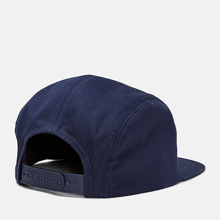 Admiral Cap with Globe Patch in Navy