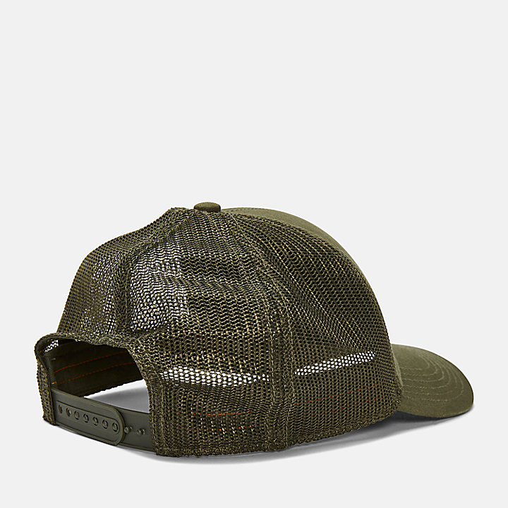 Summer Trucker Hat in Dark Green
