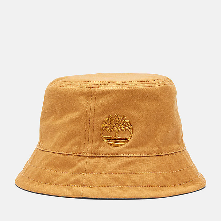 Shell Sunset Reversible Psychedelic Print Bucket Hat in Pink