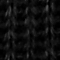 Gorro con bordado tridimensional al tono unisex en negro 