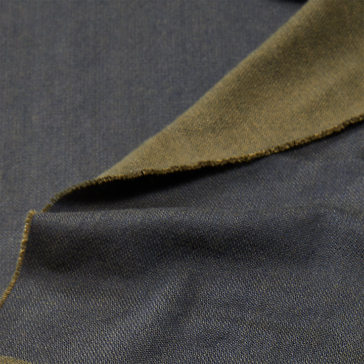 Schal mit geteilten Farben und Logo für Herren in Navyblau-