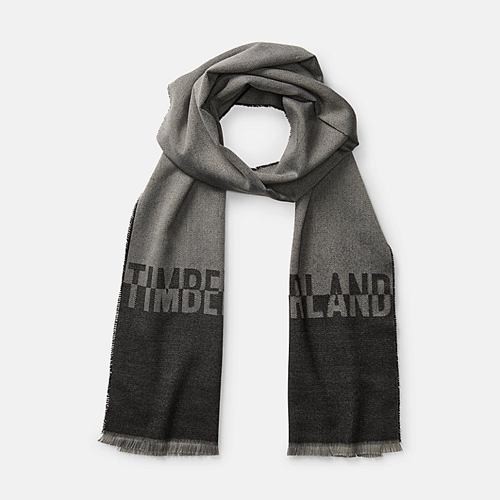 Willen Ziek persoon Intrekking Split Colour Sjaal met logo voor heren in lichtgrijs | Timberland