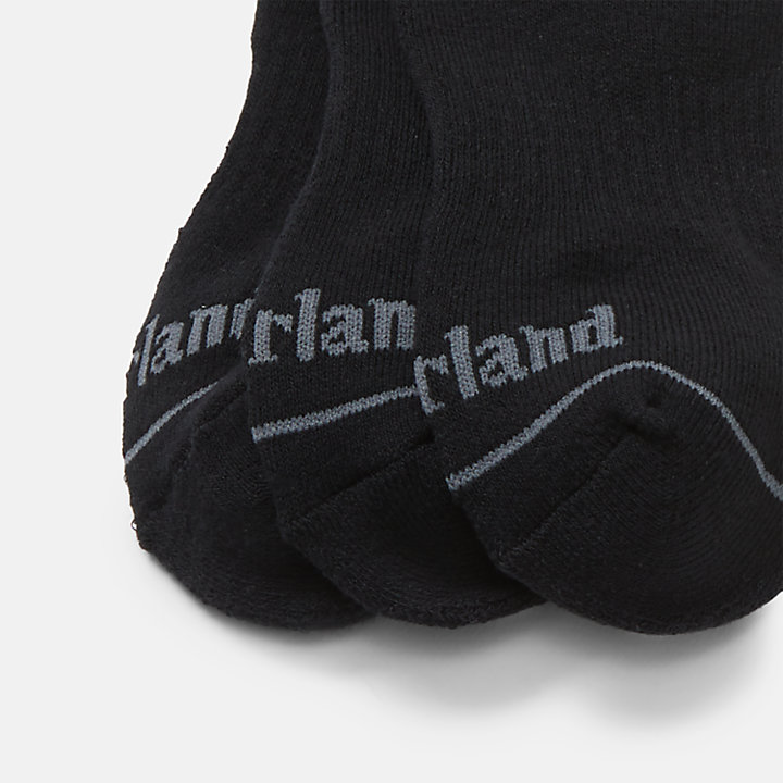 3-Pack Bowden onzichtbare sokken in zwart-