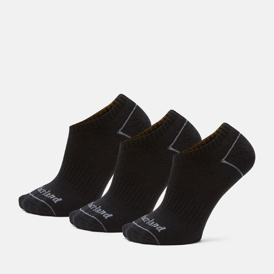 Lot de 3 paires de chaussettes invisibles Bowden en noir | Timberland