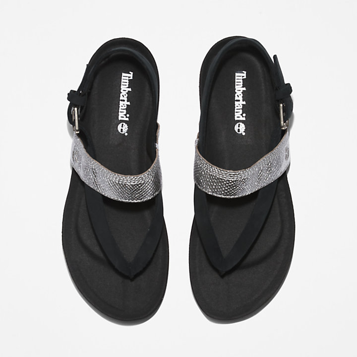 Sandalo Infradito da Donna Malibu Beach in colore nero-