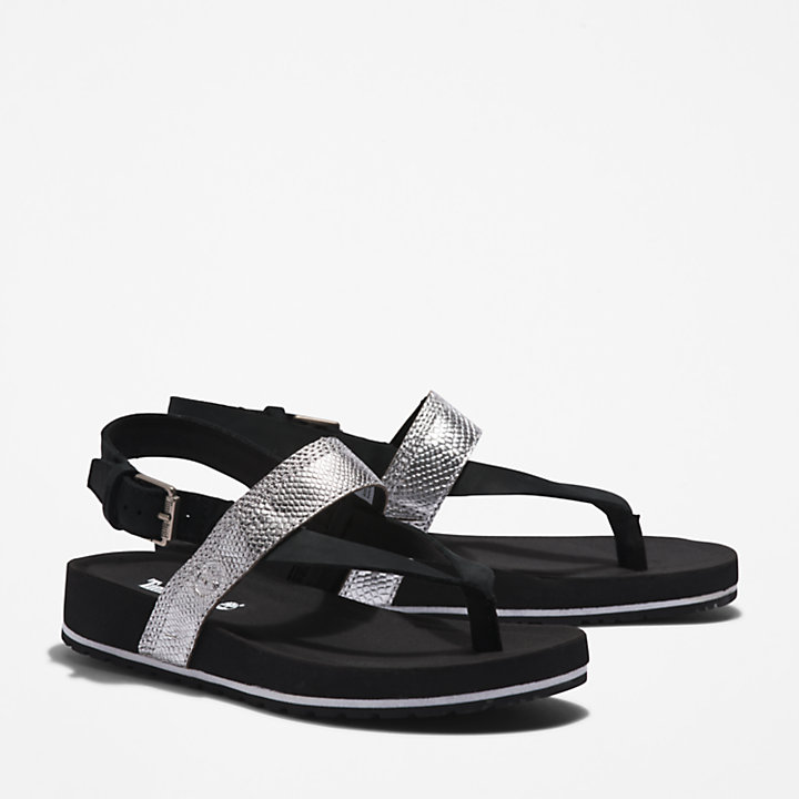 Malibu Beach Flip-Flop-Sandale für Damen in Schwarz-