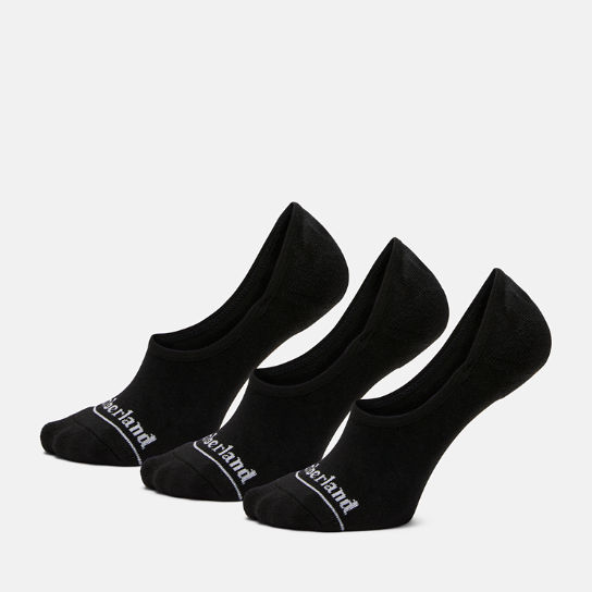 All Gender 3-Pack Ocean Grove Invisible Liner Sock in Black | Timberland