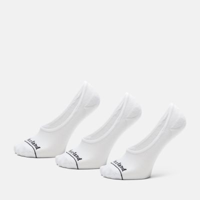 All Gender 3-Pack Ocean Grove Invisible Liner Sock in White | Timberland
