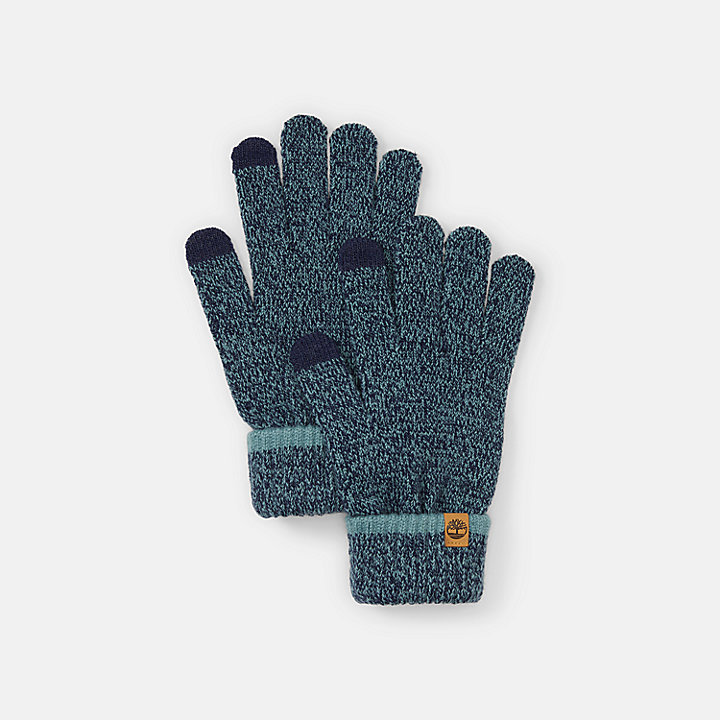 Uniseks gemêleerde magic handschoenen in marineblauw