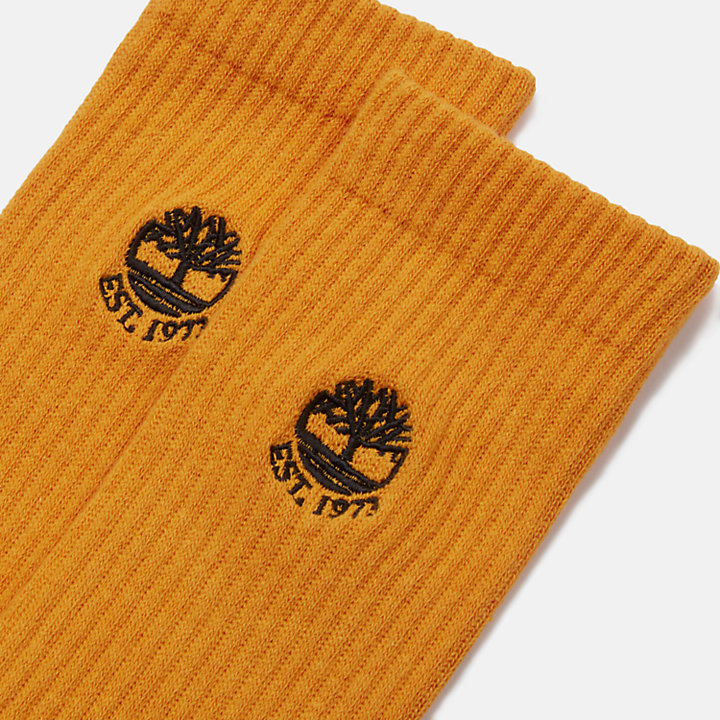 Pack formado por un par de calcetines altos Colour Blast en naranja-