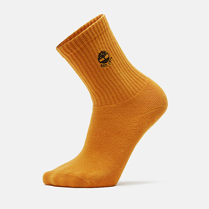 Pack formado por un par de calcetines altos Colour Blast en naranja