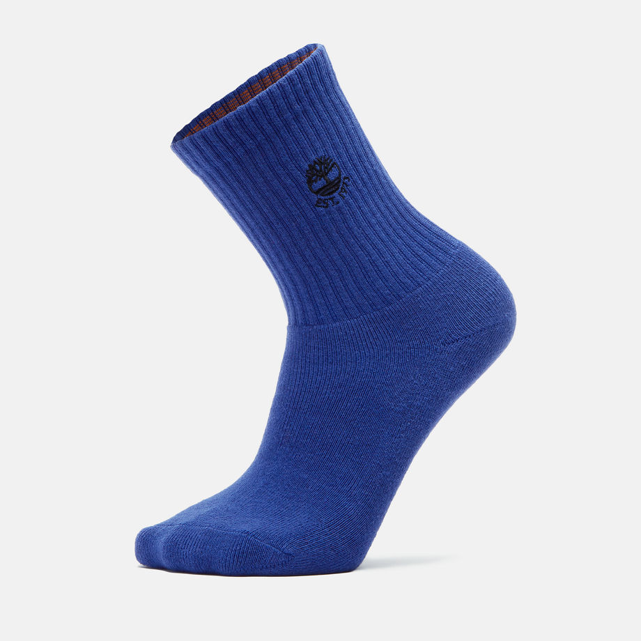 timberland chaussettes colour blast 1 paire en bleu bleu unisex, taille l