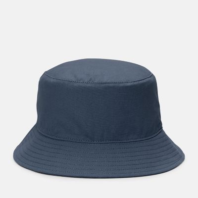 Tonal Logo Bucket Hat for Men in Blue | Timberland