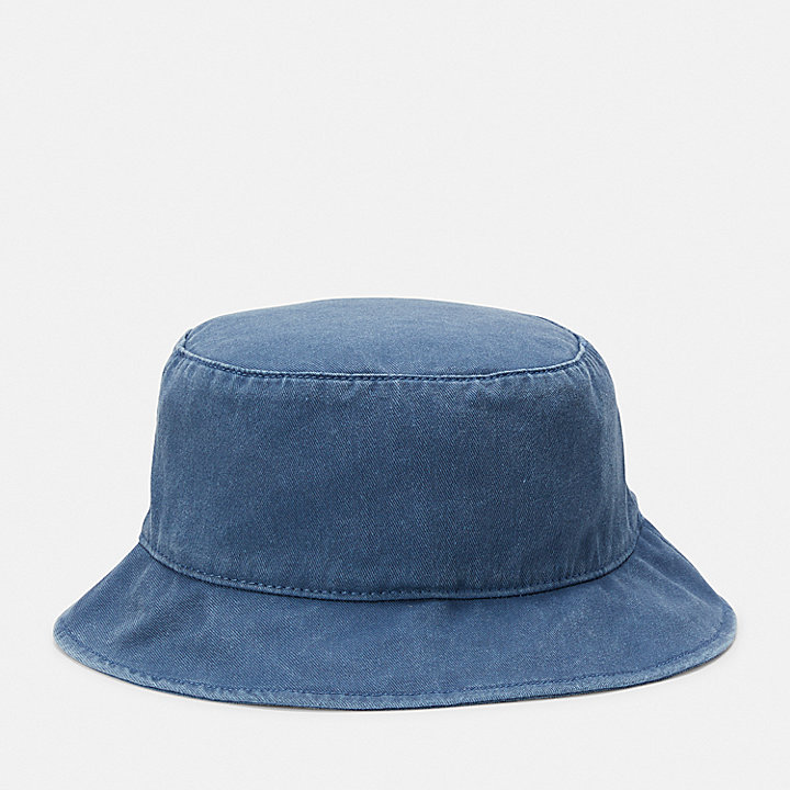All Gender Pigment Dye Bucket Hat in Dark Blue
