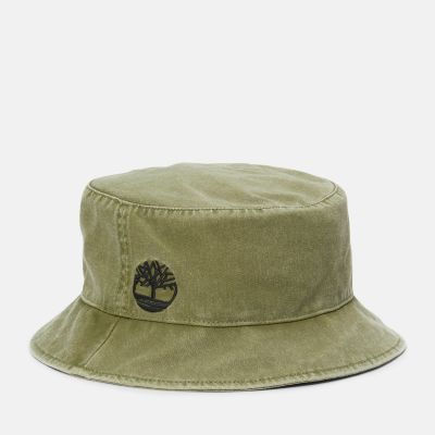 All Gender Pigment Dye Bucket Hat in Green | Timberland