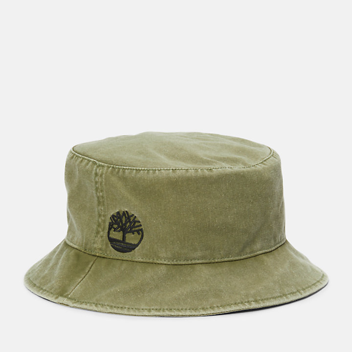 All Gender Pigment Dye Bucket Hat in Green-
