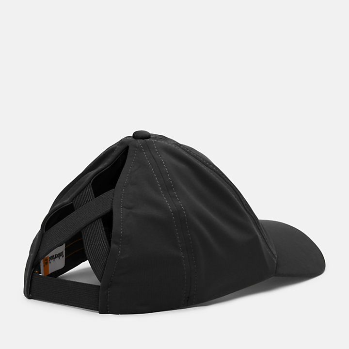 Gorra adaptada para coleta para mujer en negro-