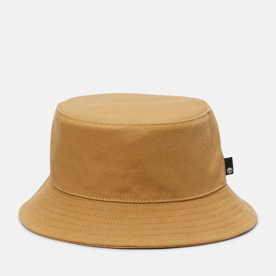 Timberland Icons Of Desire Bucket Hat In Donkergeel Geel Unisex