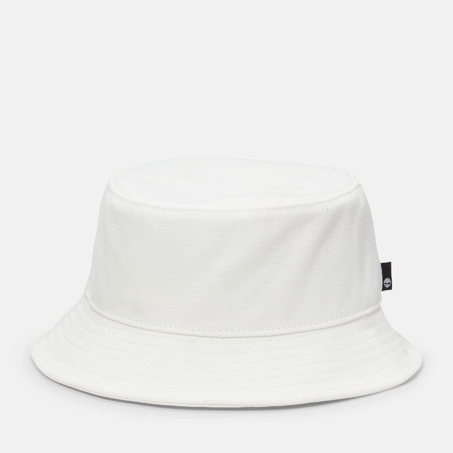 Timberland Icons Of Desire Bucket Hat In White White Unisex