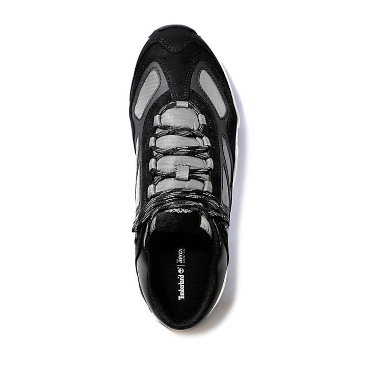Sneaker Alte da Uomo Ripcord in colore nero nubuck-