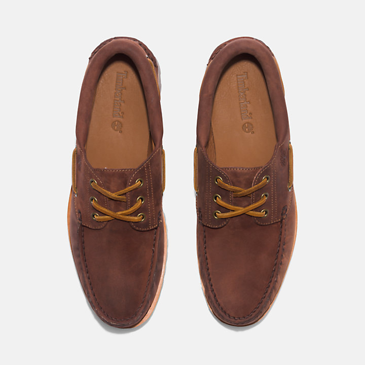 Timberland® Authentic Handsewn Boat Shoe for Men in Brown-