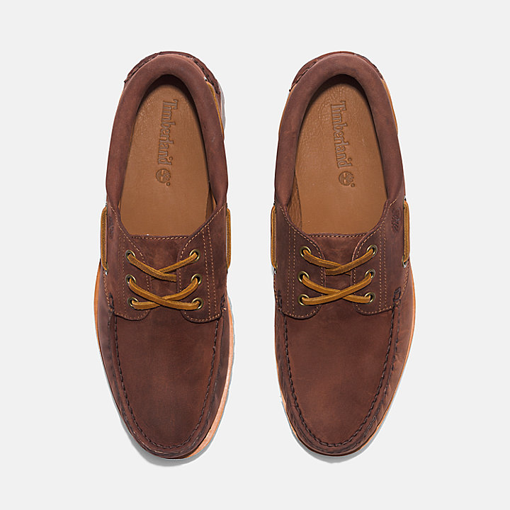 Timberland® Authentic Handsewn Boat Shoe for Men in Brown