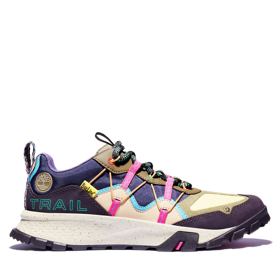 Bee Line X Timberland Garrison Trail Sneaker For Men In Purple Purple, Size 7