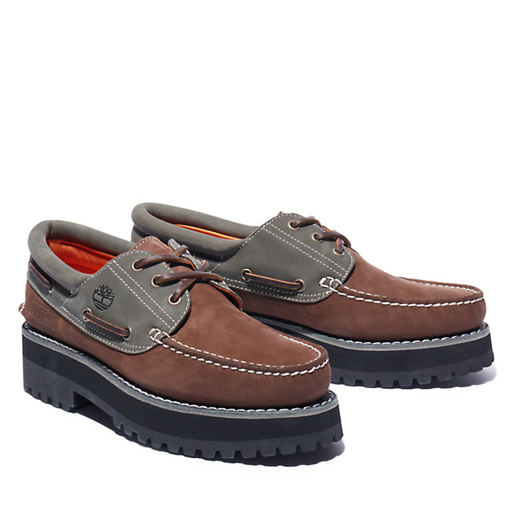 Alife x Timberland® 3-Eye Classic Lug Boat Shoe for Men in Brown-