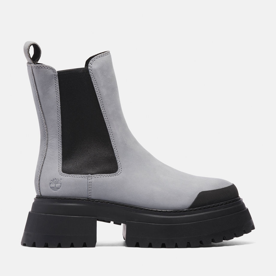 Timberland Sky Chelsea Boot For Women In Grey Grey, Size 5.5