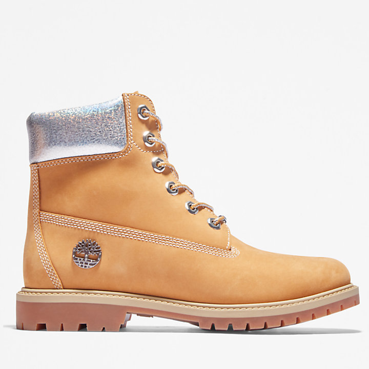 Timberland® Heritage 6 Inch Boot for Women in Yellow/Silver-
