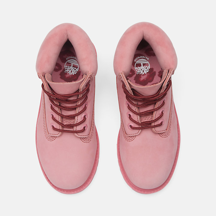 Premium 6 Inch Boot voor kinderen in roze-