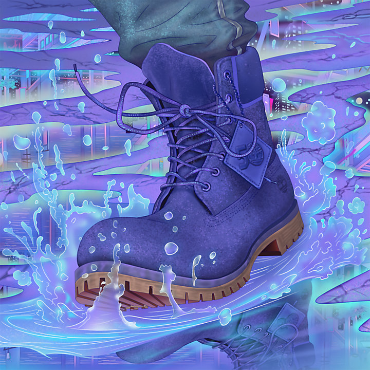 Timberland® 50th Edition Premium 6-Inch Waterproof Boot for Women in Blue-