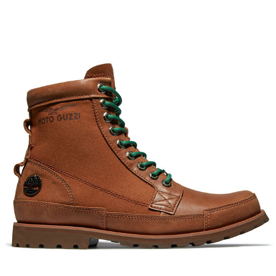 Moto Guzzi x Timberland® Original Leather 6 Inch Boot for Men in Brown | Timberland