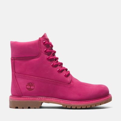 Timberland 50th Edition Premium 6-inch Waterproof Boot For Women In Dark Pink Pink, Size 7