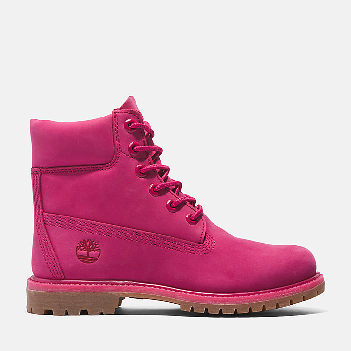 Botas impermeables 6-Inch Timberland® 50th Edition Premium para mujer en rosa oscuro