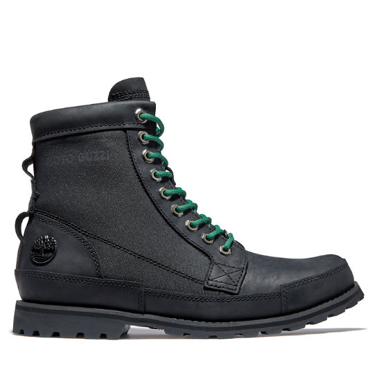 Moto Guzzi x Timberland® Original Leather 6 Inch Boot for Men in Black | Timberland