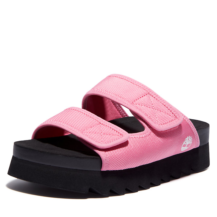 Santa Monica Sunrise Slide Sandal for Women in Pink-