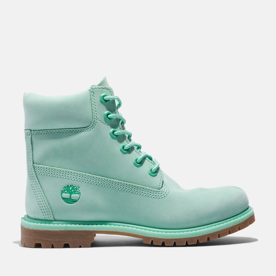 Timberland 50th Edition Premium 6-inch Waterproof Boot For Women In Teal Teal, Size 8