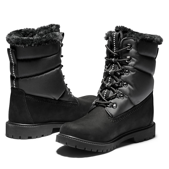 Heritage 7 Inch Warm Boot for Women in Black-