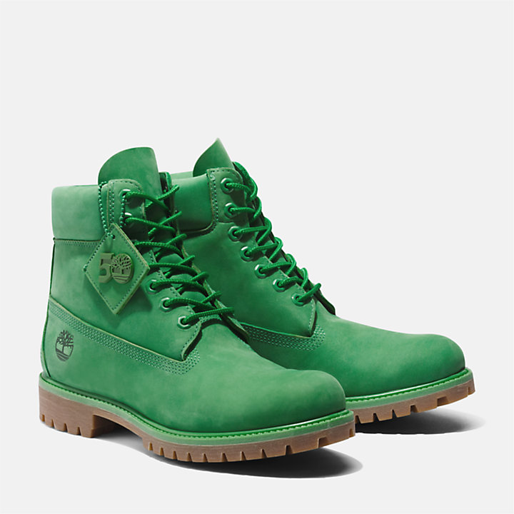 Botas impermeables 6-Inch Timberland® 50th Edition Premium para mujer en verde-